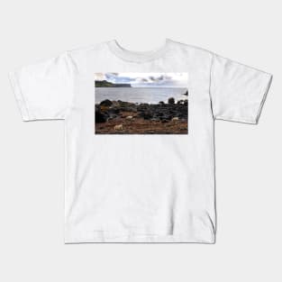 Sheep feeding on seaweed, Skye Kids T-Shirt